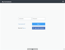 Tablet Screenshot of mycornerstone.com
