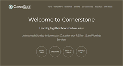 Desktop Screenshot of mycornerstone.org