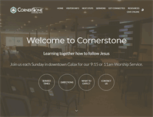 Tablet Screenshot of mycornerstone.org